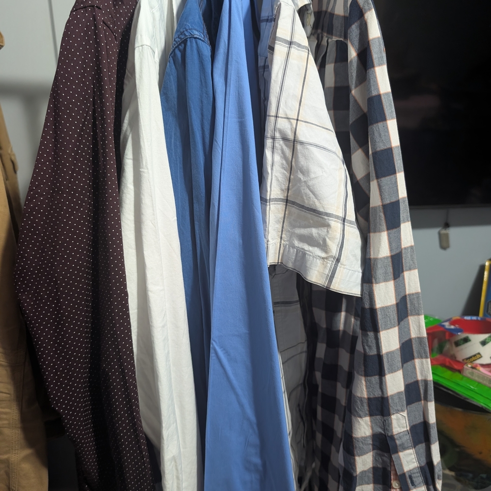 Men Shirt Bundle Different Sizes